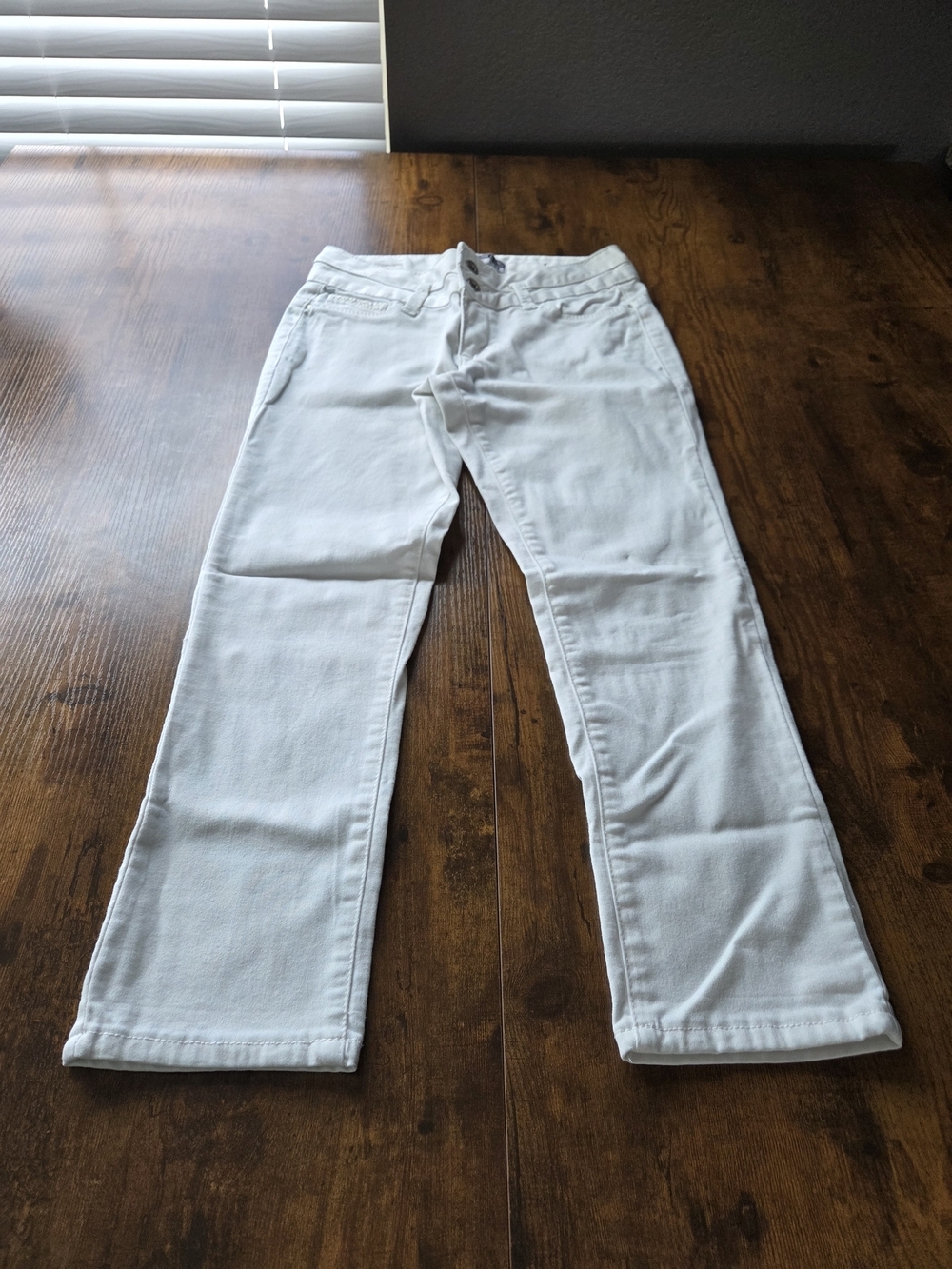 Amethyst Body Con Jeans Skinny Jeans White Denim Pants Juniors Size 7